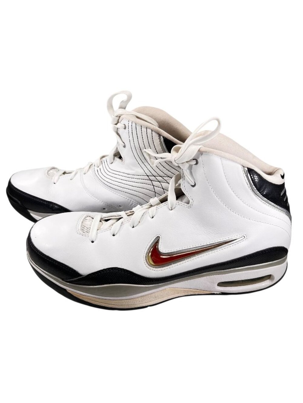 Nike Air Max Elite Basketball Shoes Size 10.5 Mens Black White 338776-101 2008
